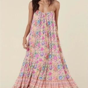 Spell Mossy Strappy Maxi Dress